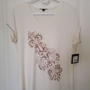 Reba sz Large Blouse with Beading Design